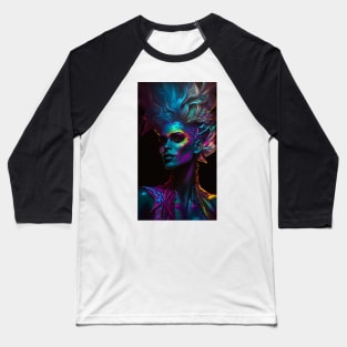 Psychedelic Drag Queen Baseball T-Shirt